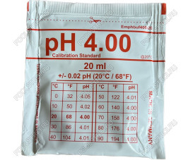 Калибровочный раствор pH 4.00 20ml